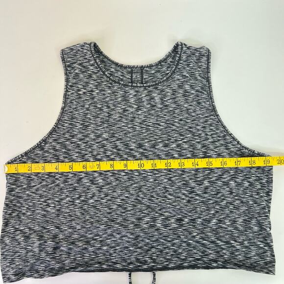 Lululemon Cinch Me Up Tank Top Shirt Spaced Out Space Dye Black White Gray Large - Picture 6 of 8